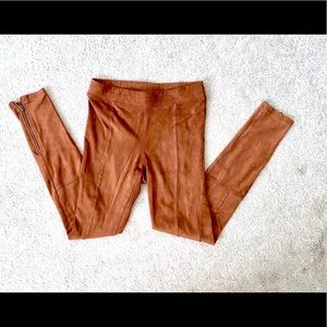 Express faux Suede leggings XS